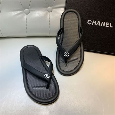 fake chanel flip flops|chanel wedge flip flops.